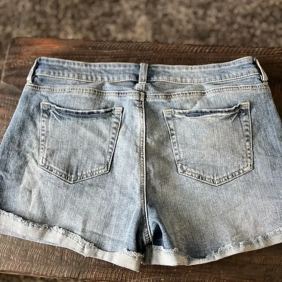 Warehouse One distressed denim shorts - Picture 2 of 2
